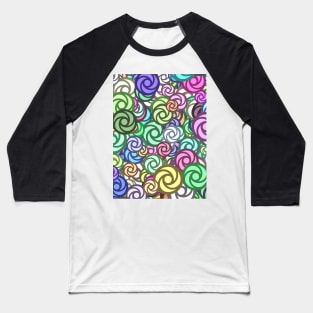 Imagination Colorful Pattern Baseball T-Shirt